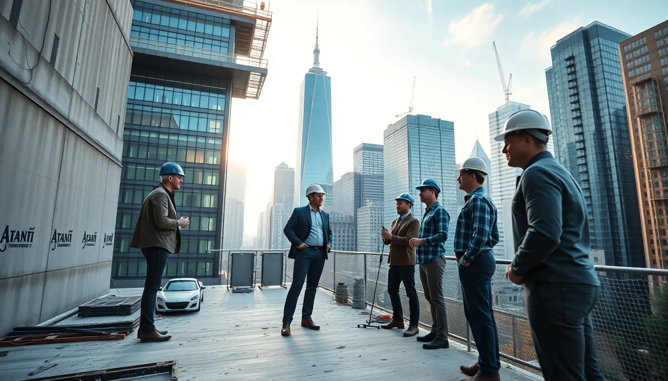 New York City Commercial General Contractor teams working on a high-rise project.