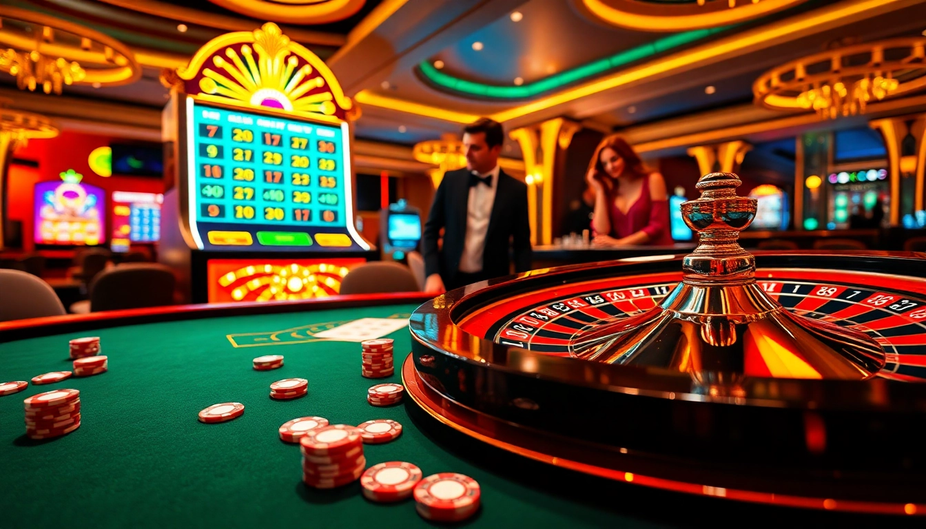 Vivez l'excitation du casino en ligne France avec des tables de poker vibrantes et des machines à sous interactives.