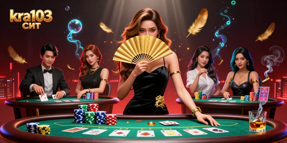 Experience the thrill of kra103 сайт with an exhilarating casino atmosphere featuring poker and luxury elements.