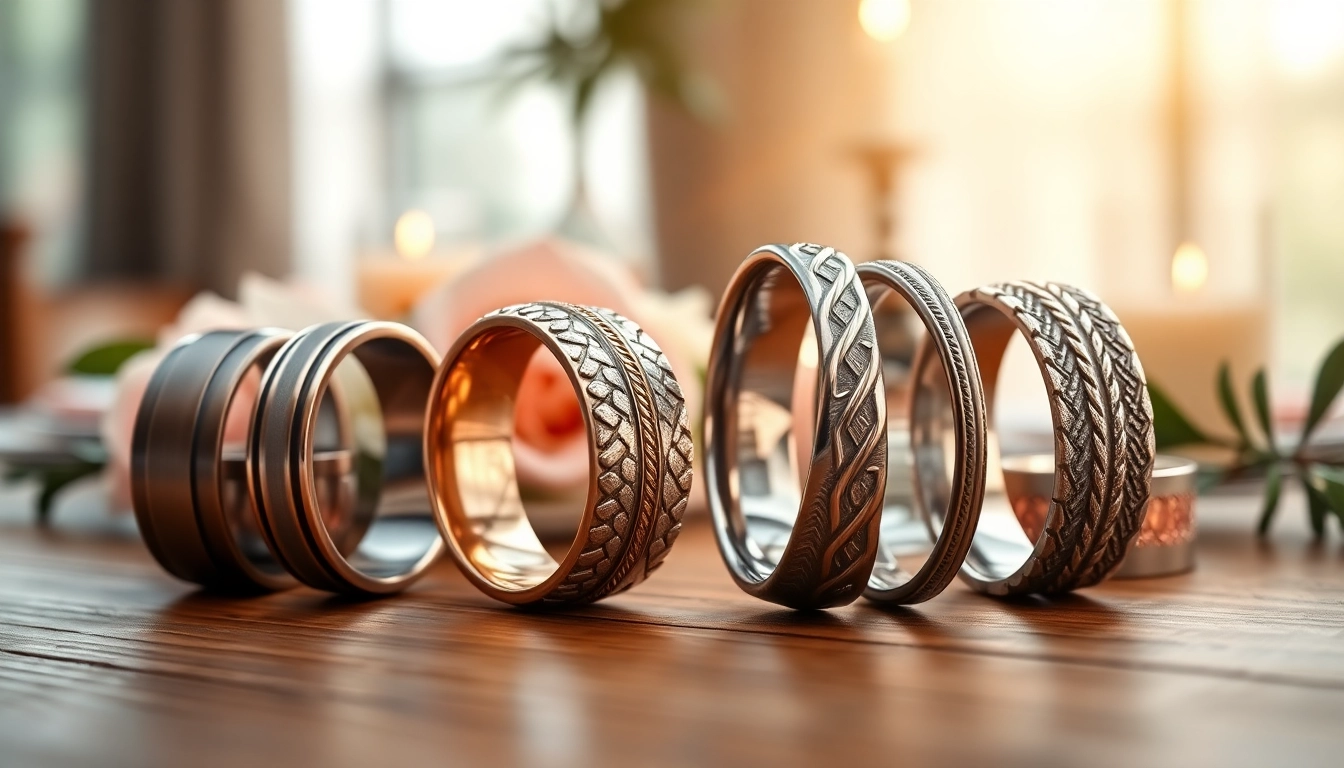 Distinctive Unique Wedding Bands for Men That Make a Statement