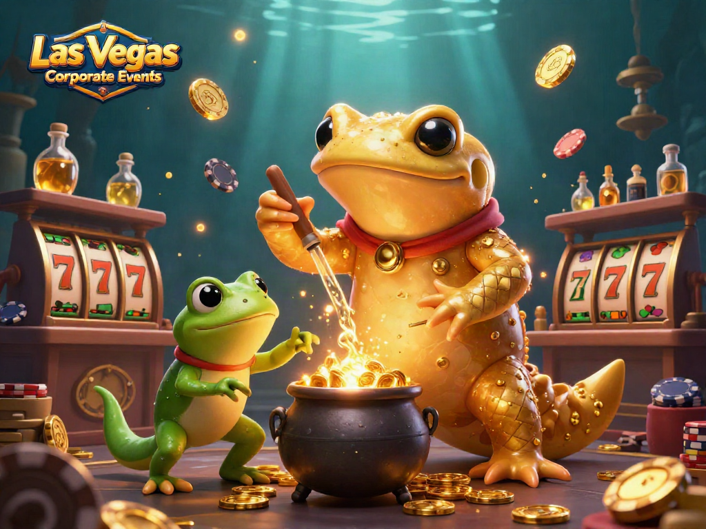 Experience the excitement of Las Vegas Corporate Events with dynamic gaming elements and vibrant visuals