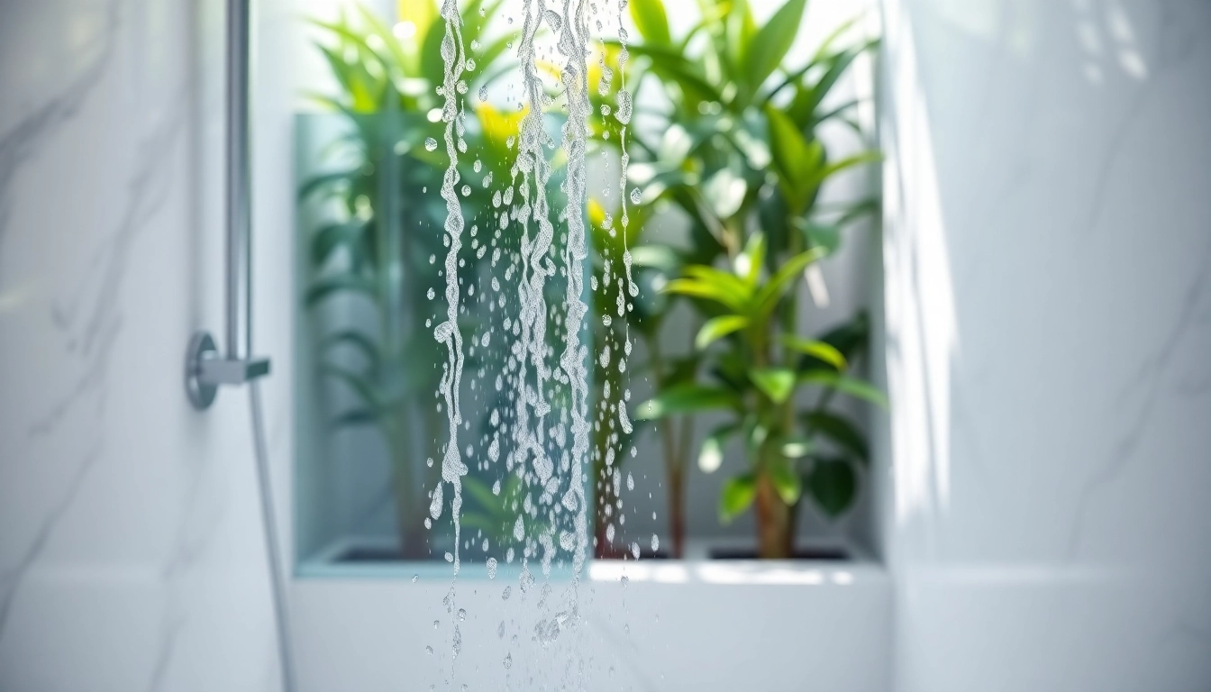Discover elegant showers Australia in a luxurious, modern bathroom setting with glass and marble.