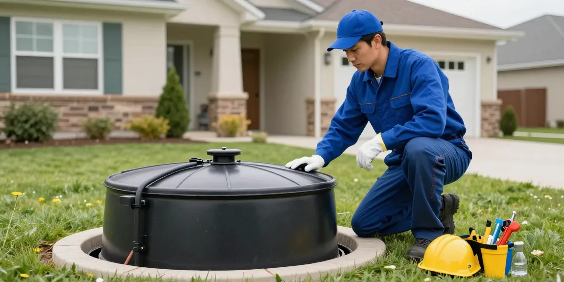 Septic cleaning by local professional contractor ensuring quality service.