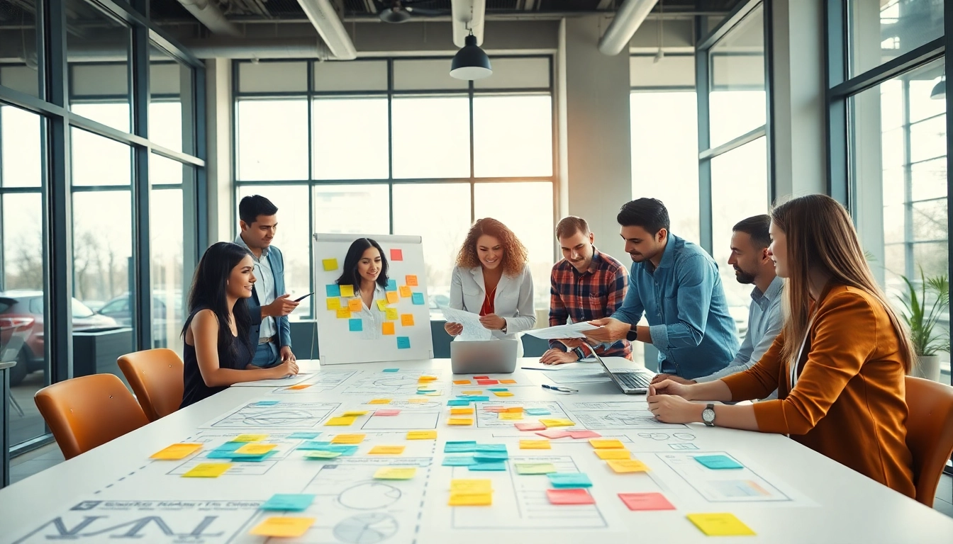 Team collaboration on Strategy Capture Management in a bright office.