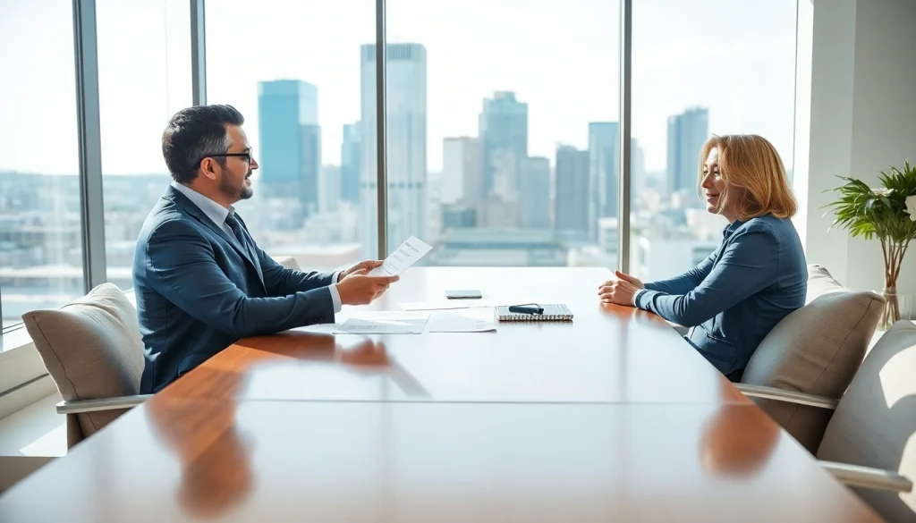 카드 현금화에 대해 논의하는 전문가와 고객들의 모습