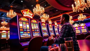 Berpartisipasi dalam permainan pakde4d slot dengan mesin slot yang menarik dan suasana kasino yang semarak.