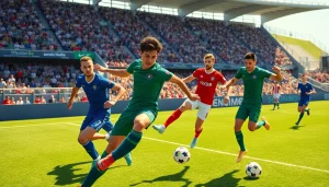 Watch an exciting koora match showcasing skilled players in action on the field.