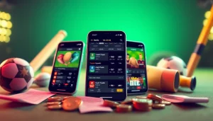 Showcase best sports betting apps India featuring engaging graphics and mobile interface