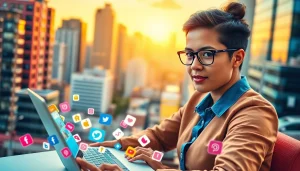 Showcasing paid links for Instagram creators in action, a creator engages with social media metrics.