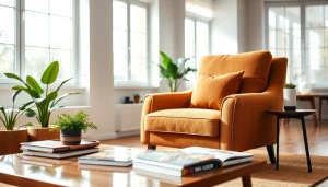 Skai leer bekleding van een elegante fauteuil in een moderne interieursetting