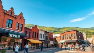 Explore Clarksburg, a vibrant downtown filled with shops and historical charm.