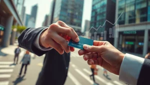 카드깡을 통해 신용카드로 현금을 융통하려는 장면을 생생히 보여줍니다.