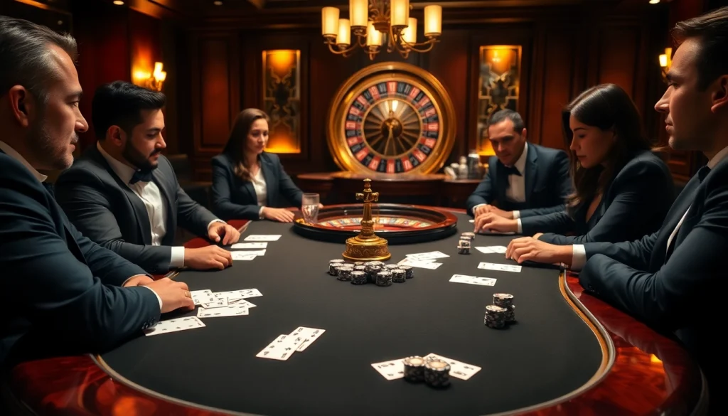 Enjoying a thrilling game with a migration agent melbourne present during a poker night.