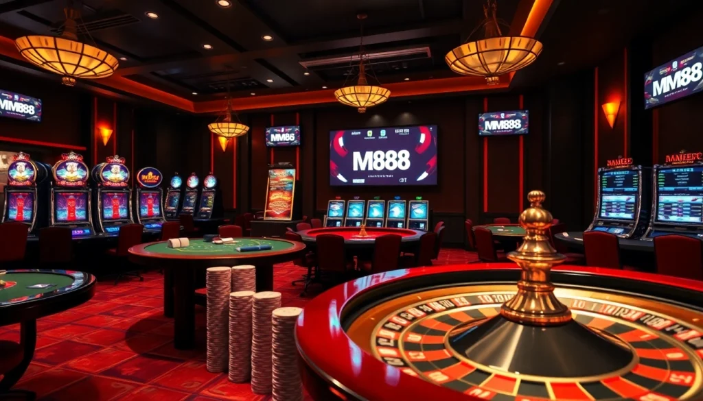 Experience the thrill of MM88 with exciting casino games and sophisticated gambling elements.