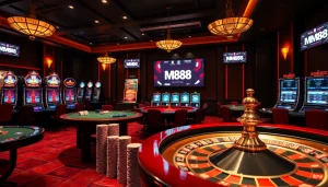 Experience the thrill of MM88 with exciting casino games and sophisticated gambling elements.