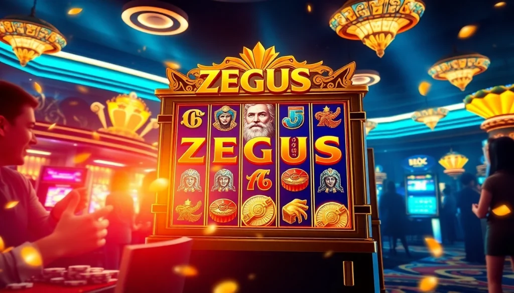 Rasakan sensasi bermain mesin slot Zeus dengan jackpot menggiurkan dan desain yang memukau.