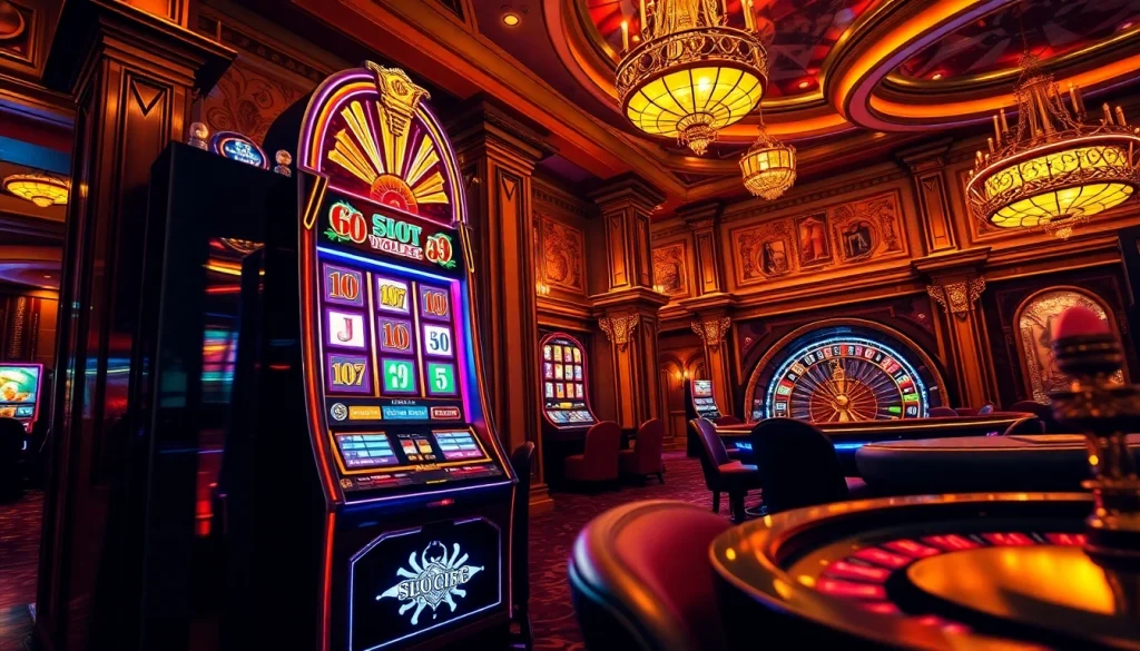 Mainkan permainan slot depo pulsa favorit Anda di lingkungan kasino mewah yang penuh dengan kegembiraan.