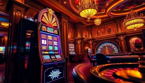 Mainkan permainan slot depo pulsa favorit Anda di lingkungan kasino mewah yang penuh dengan kegembiraan.