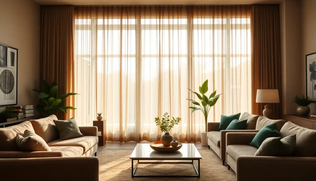 Bekijk verduisterende gordijnen die stijlvolle privacy en comfort bieden in moderne interieurs.