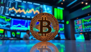 Comprendre bitcoin dans un environnement financier moderne avec des traders et des données numériques.