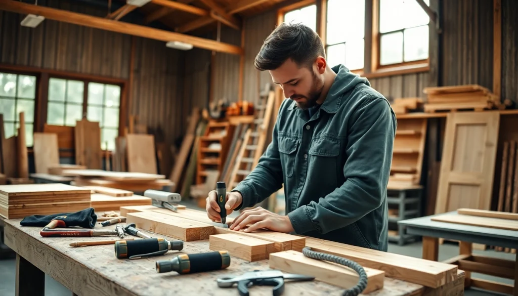 Learn about Carpentry Apprenticeship Near Me through hands-on training in a vibrant workshop.
