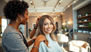 Enjoy a quality haircut at the best hair salon san diego, highlighting eco-friendly services and skilled stylists.