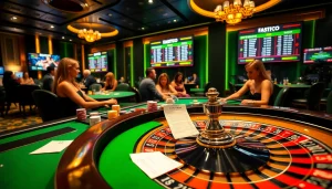 Vivez l'excitation au casino en ligne France avec des tables de poker vibrantes et une roulette dynamique.