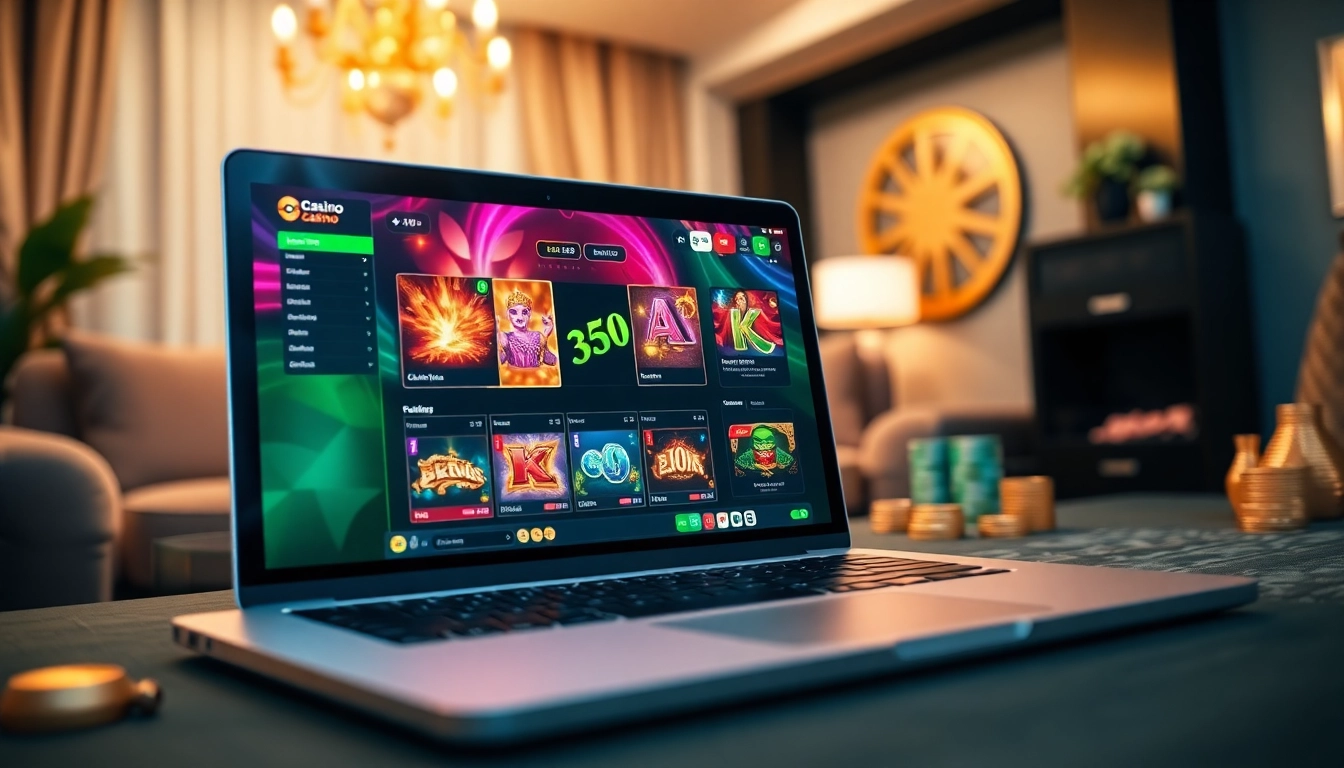 Discover high payout online casino Uk options featuring a vibrant gaming interface and inviting ambiance.