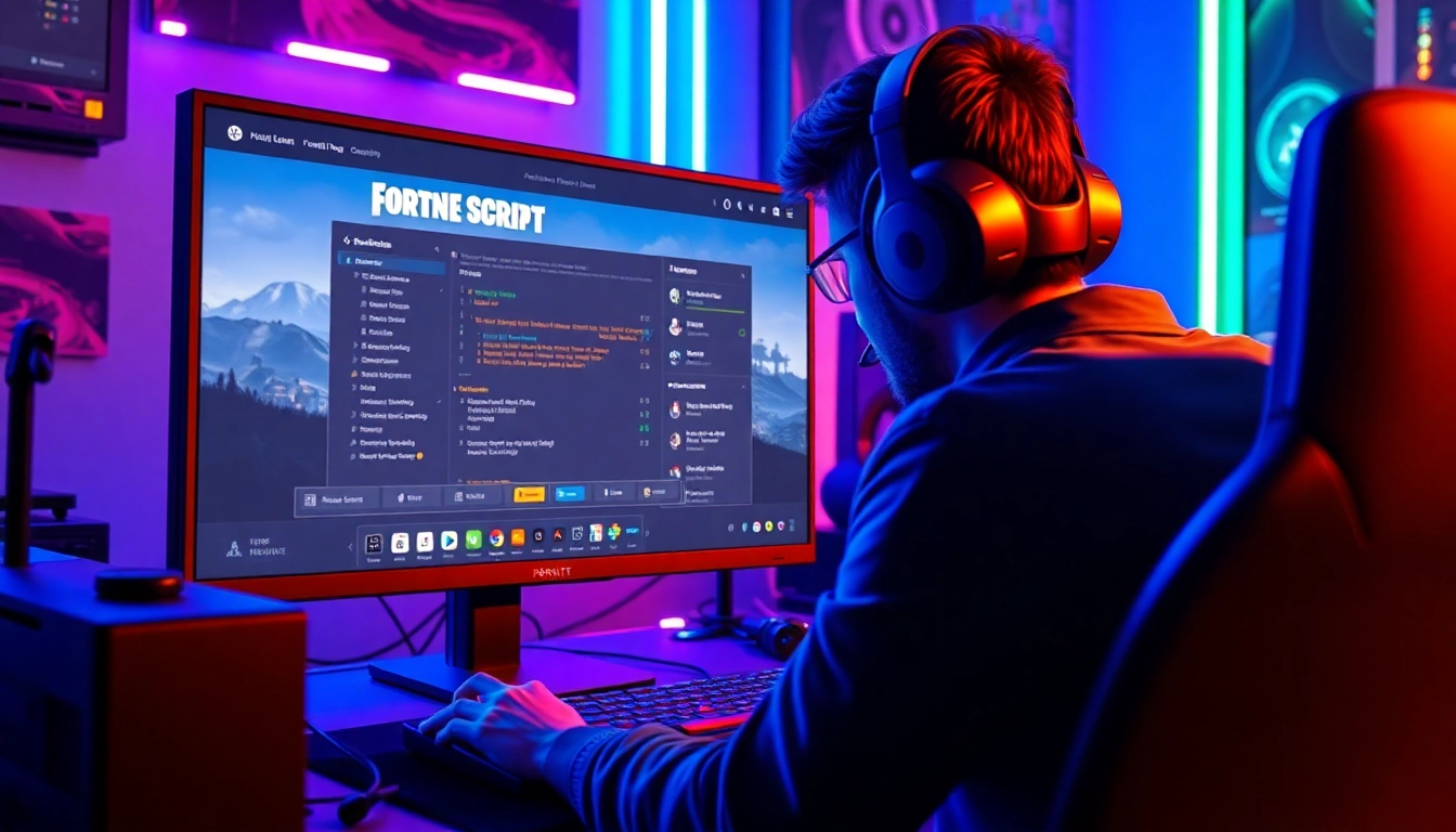 Explore the Best Fortnite script interface enhancing gameplay tactics with innovative features.