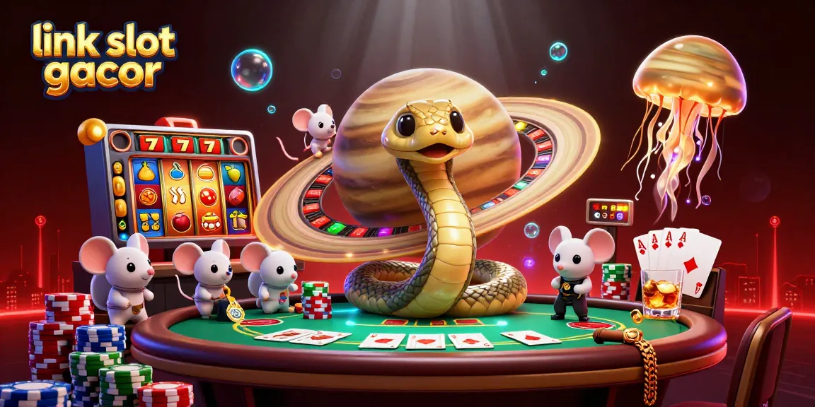 Experience thrilling gameplay at link slot gacor, with vibrant 3D dynamic casino elements.