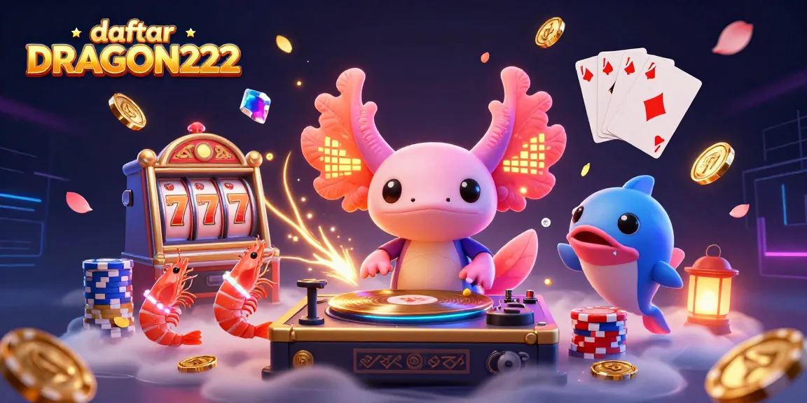 Experience thrilling wins at daftar DRAGON222, where vibrant characters showcase exciting slot gameplay.