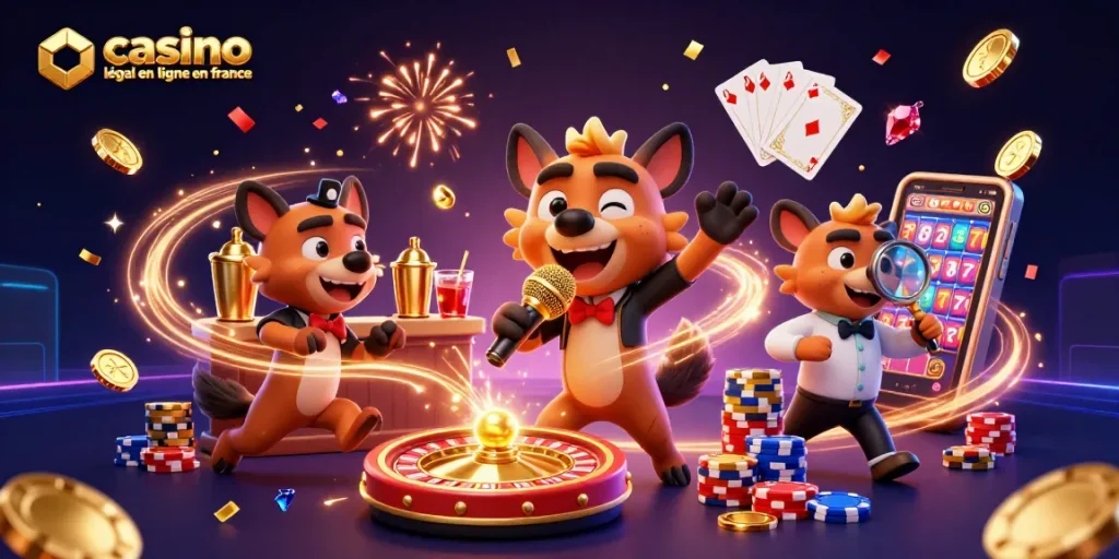 Faites défiler des pièces d'or et des joyaux scintillants dans le casino légal en ligne en France.